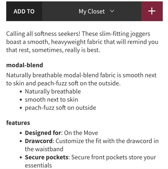 Lululemon Softstreme Soft Ambitions High Rise Jogger Pant - Picture 8 of 8